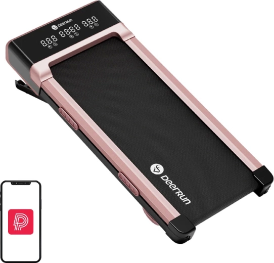 DeerRun Z10 electric under-desk treadmill pink