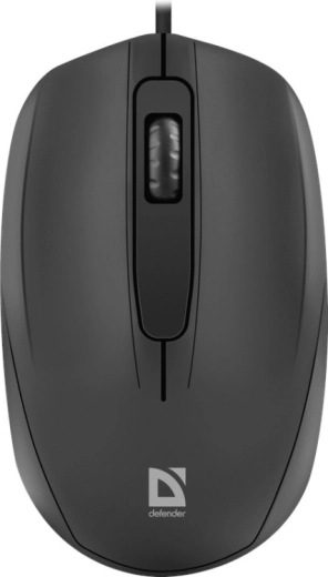mouse ottico cablato DEFENDER Alpha MB-507, 1000 DPI, nero
