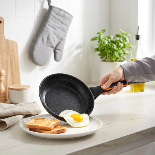 Non-stick granite surface for healthier cooking