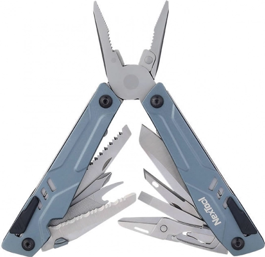 Večnamensko orodje Nextool 15 v 1 z nastavkom za bite – modro