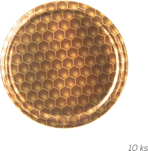 Coperchio Twist 82 con motivo a nido d’ape, 10 pz