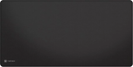 textile gaming mouse pad NATEC Colors Series Obsidian Black 800 × 400 mm
