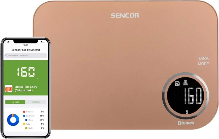 Sencor Smart Kitchen Scale with Bluetooth