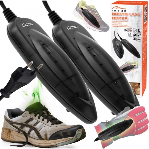 Shoe Dryer with UV-C Sterilization Media-Tech Boots UV-C Dryer