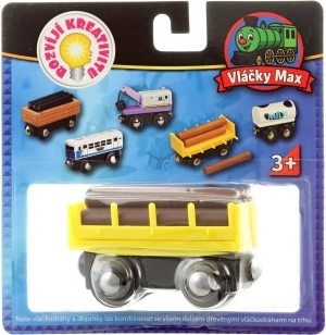MAXIM vagón s dřevěným nákladem
