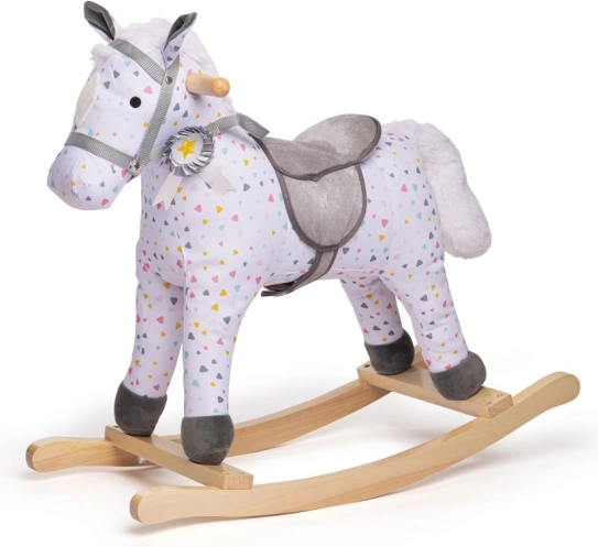 Bigjigs Toys patterned rocking horse for children