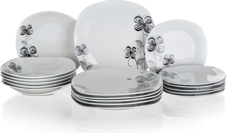 Complete 18-piece set for 6 people