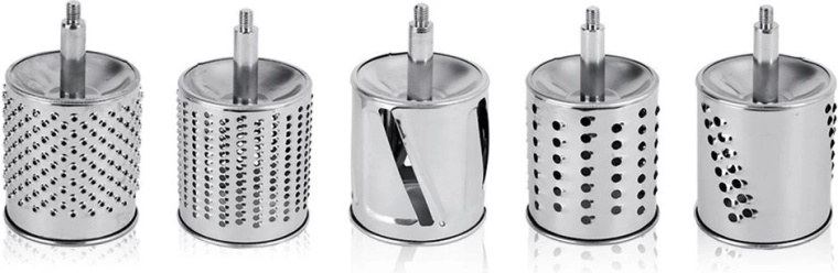 Pet zamenljivih bobnov za vse naloge