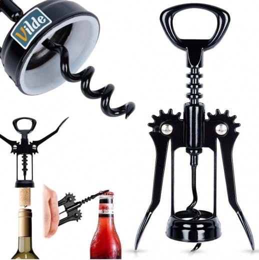 Funzione 2 in 1: vino e tappi a corona