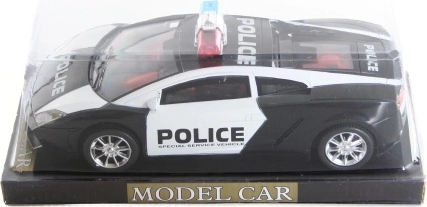 Police car with flywheel