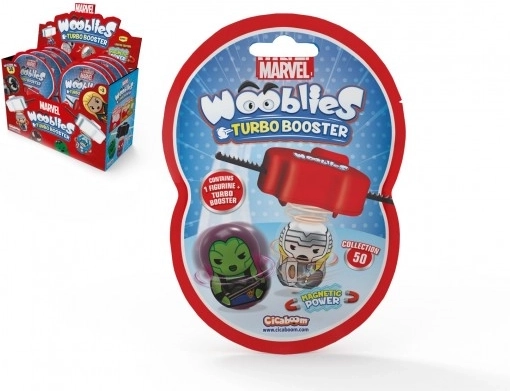 Wooblies Turbo Booster magnetic figures MARVEL 4 cm – pack with launcher