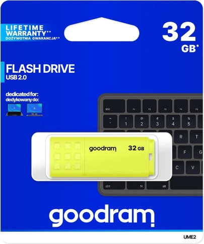 Chiavetta USB Goodram NEO 32 GB gialla (USB 2.0)