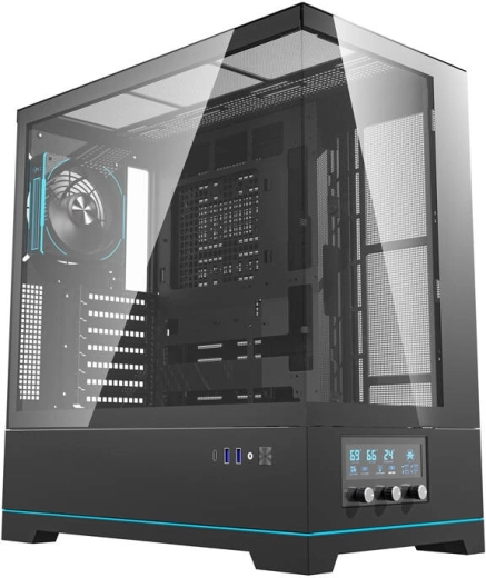 Case del computer con ventola Darkflash DY451L PRO (nera)