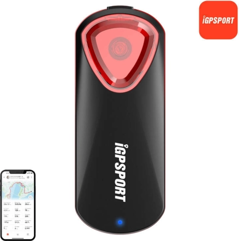 rear cycling light with radar igpsport sr30