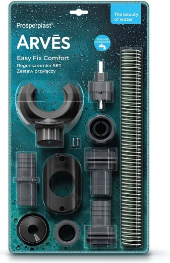 Kit d’accessoires pour récupérateurs d’eau de pluie Easy Fix Comfort