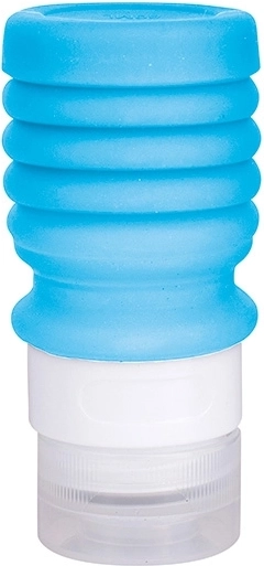 Contenitore da viaggio pieghevole in silicone per cosmetici