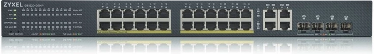 Zyxel GS1920-24HP v2 switch PoE gigabit 24× Gb + 4× SFP, 375 W, NebulaFlex