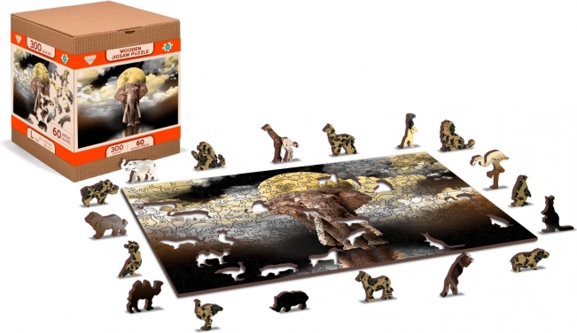 Puzzle in legno Sogni d'Elefante