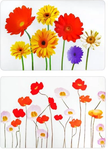 Toro plastic placemat with floral motif 28 × 43 cm