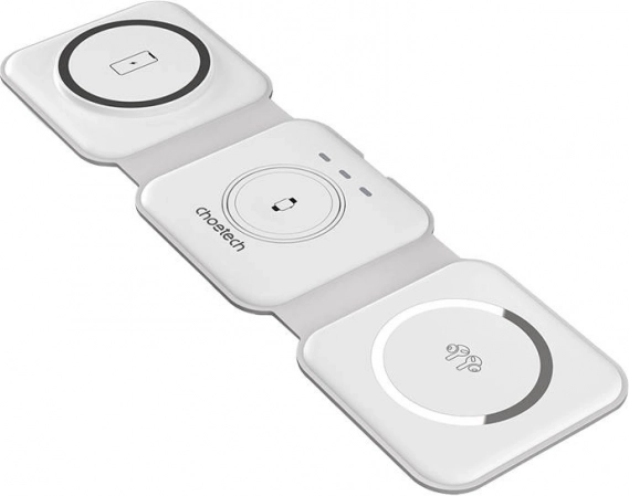 Magnetic Wireless Charger 3in1 15 W White