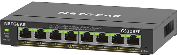Switch di rete NETGEAR GS308EP 8 porte PoE+
