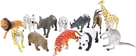 Animali safari 22–30 cm, set