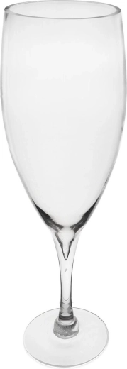Høj klar glasvase “vin” 50 cm