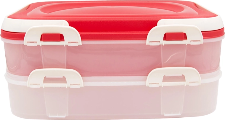 Scatola a due livelli per più spazio