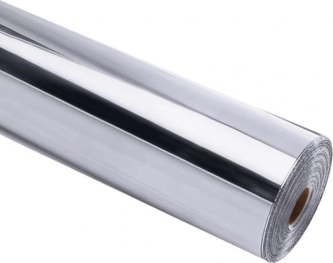 Selbstklebefolie HTVRONT Chrome Metallic silber 30,5 × 90 cm