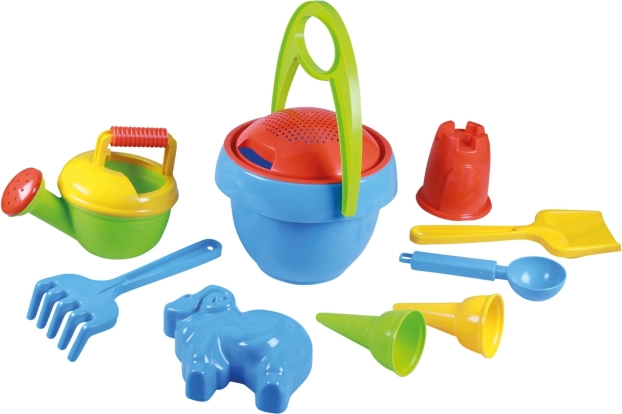 Sand play set, 10 pieces