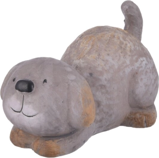 Ceramic Dog Decoration – Grey