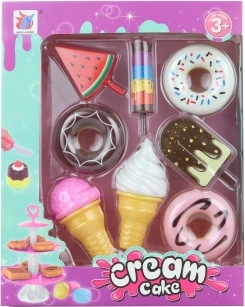 Set di pasticcini e gelati per bambini (8 pz)
