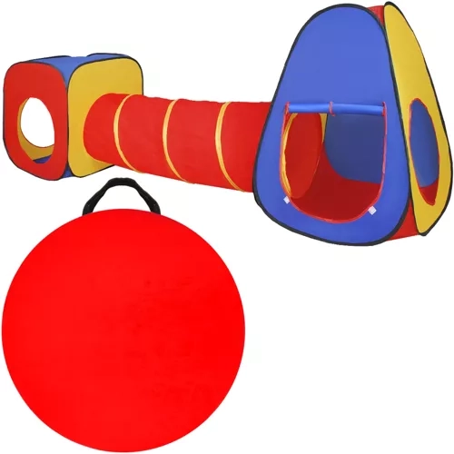 Children's Play Tent 3in1 Teepee + Tunnel + House