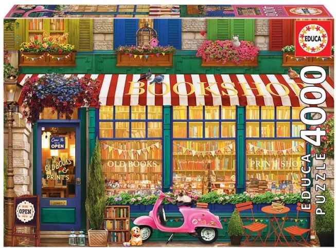 Puzzle Libreria Vintage 4000 Pezzi