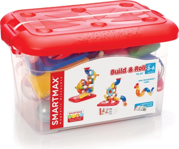 SmartMax - Magnetic Building Set with Marble Track, 44 pcs