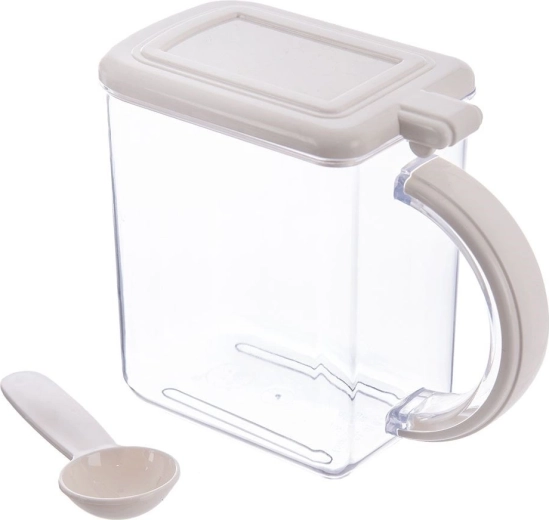 Contenitore da cucina per alimenti secchi 550 ml con coperchio e cucchiaino