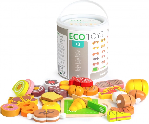 Wooden Cutting Food for Children ECOTOYS