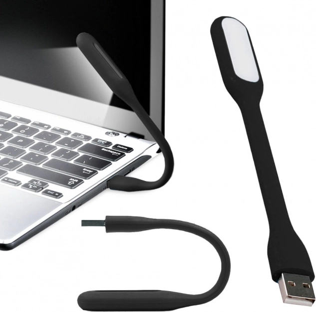 Rugalmas szilikon USB LED lámpa laptophoz