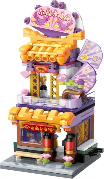 Qman City Corner – Fan Shop building set