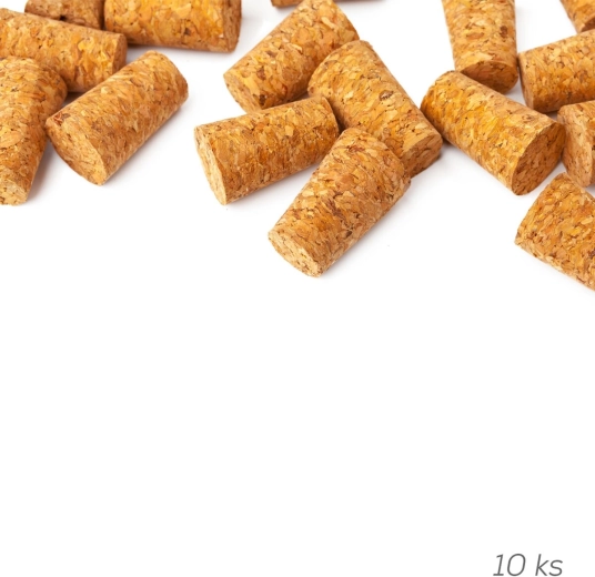 Bouchons coniques en liège 2,3/2,0 × 2,6 cm, 10 pcs