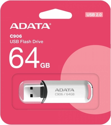 ADATA Pendrive C906 64GB USB2.0 bianco