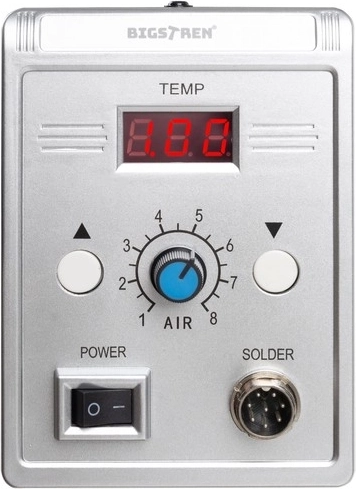 Präzise Einstellung von Temperatur und Luftstrom