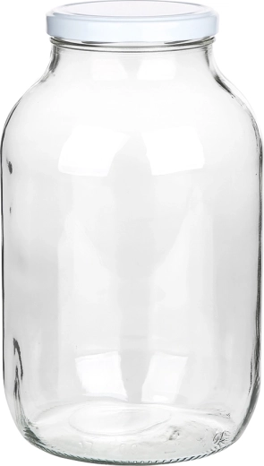 Barattolo di vetro per conserve Twist da 4 l con coperchio a vite da 100 mm