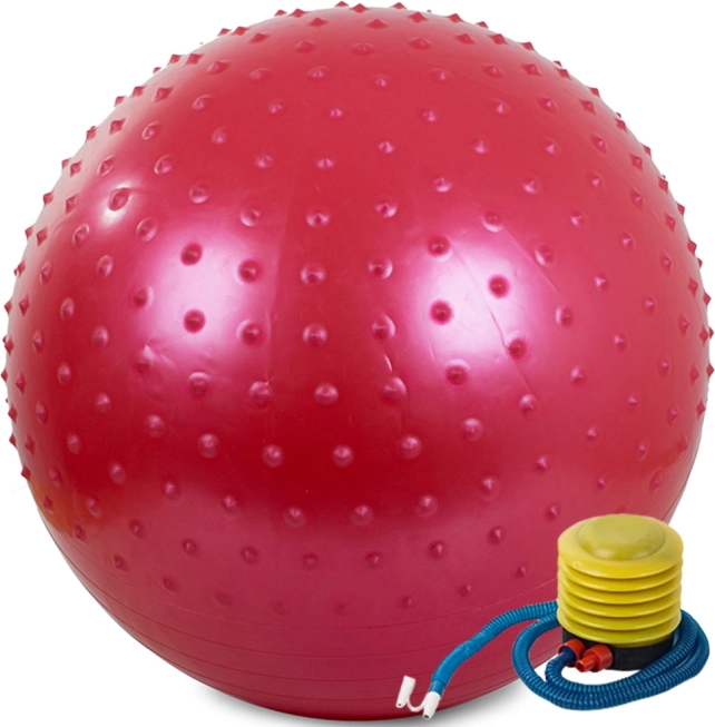 Gymnastic Ball with Pump Red