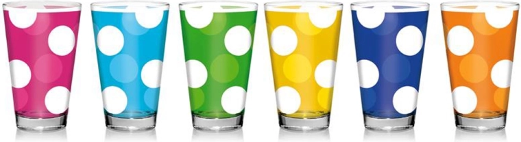 Verre Nadia 310 ml à pois