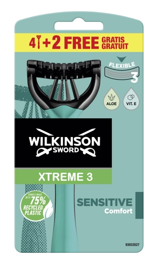 Rasoi usa e getta WILKINSON SWORD Xtreme3 Sensitive 6 pz