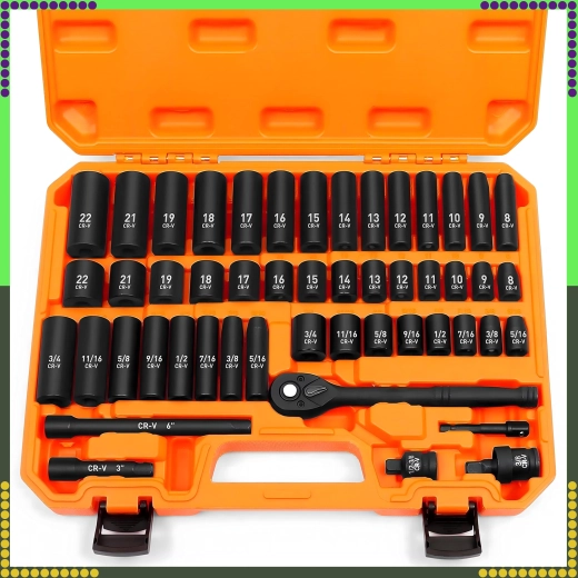 Complete set van 50 delen in stevige koffer