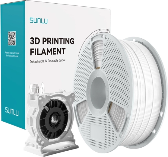 Filamento Sunlu PC-ABS bianco 1,75 mm 1 kg