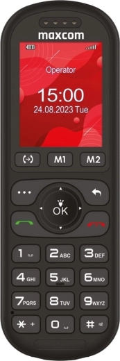 Large display and buttons for easy operation