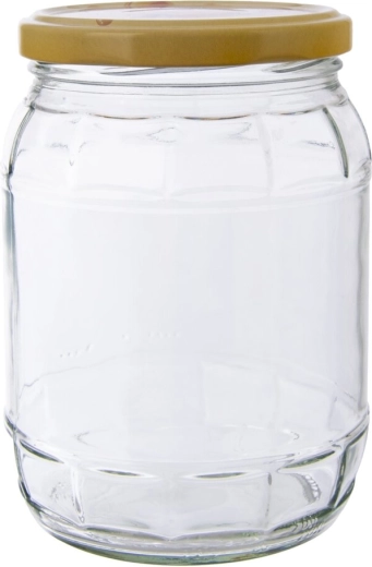 Verre transparent et forme tonnelet pour un rangement bien visible